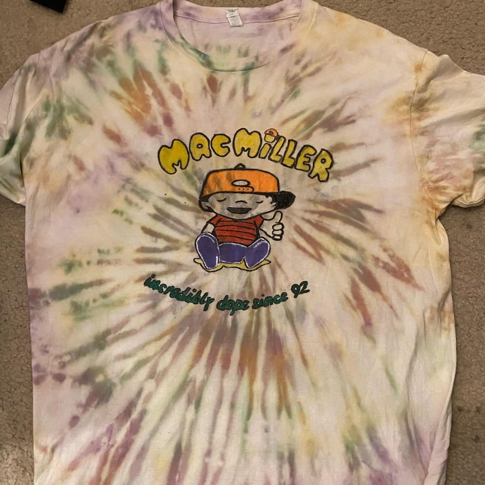 Mac miller reverse bleach tie dye